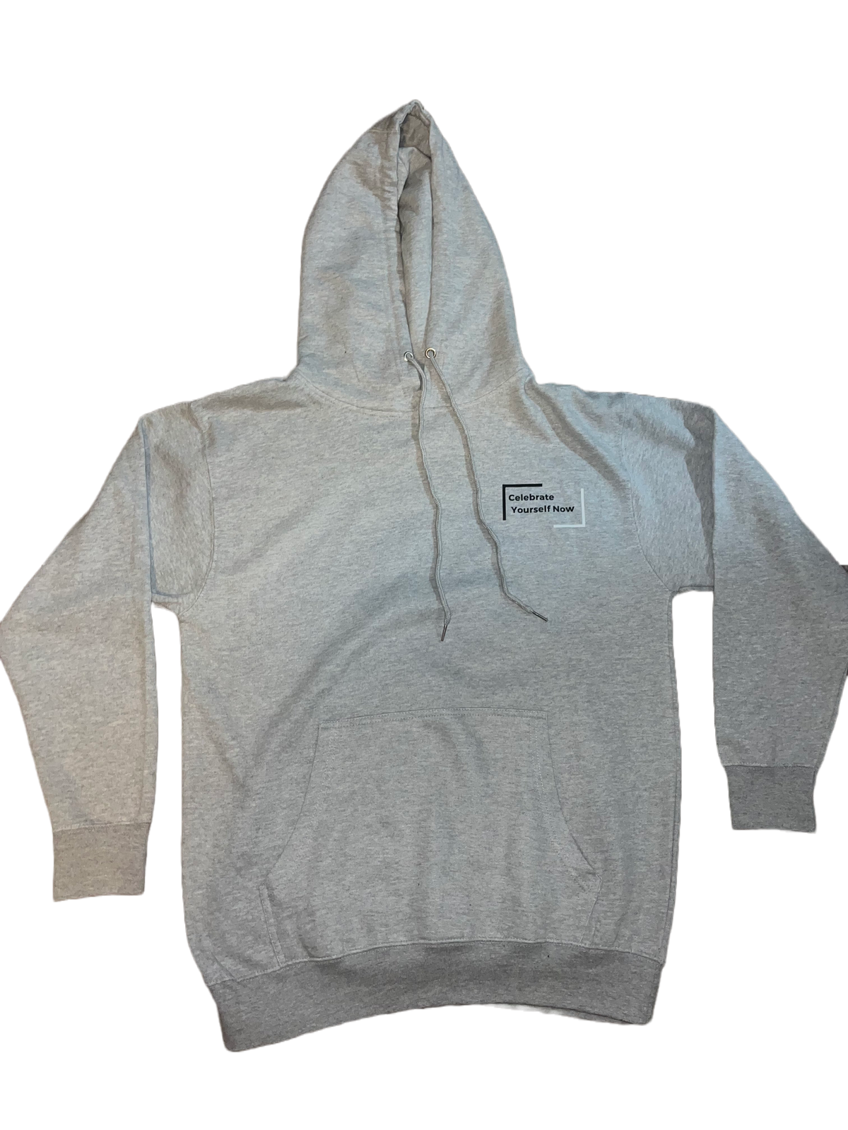 Celebrate Now Hoodie  (Grey, White & Black)