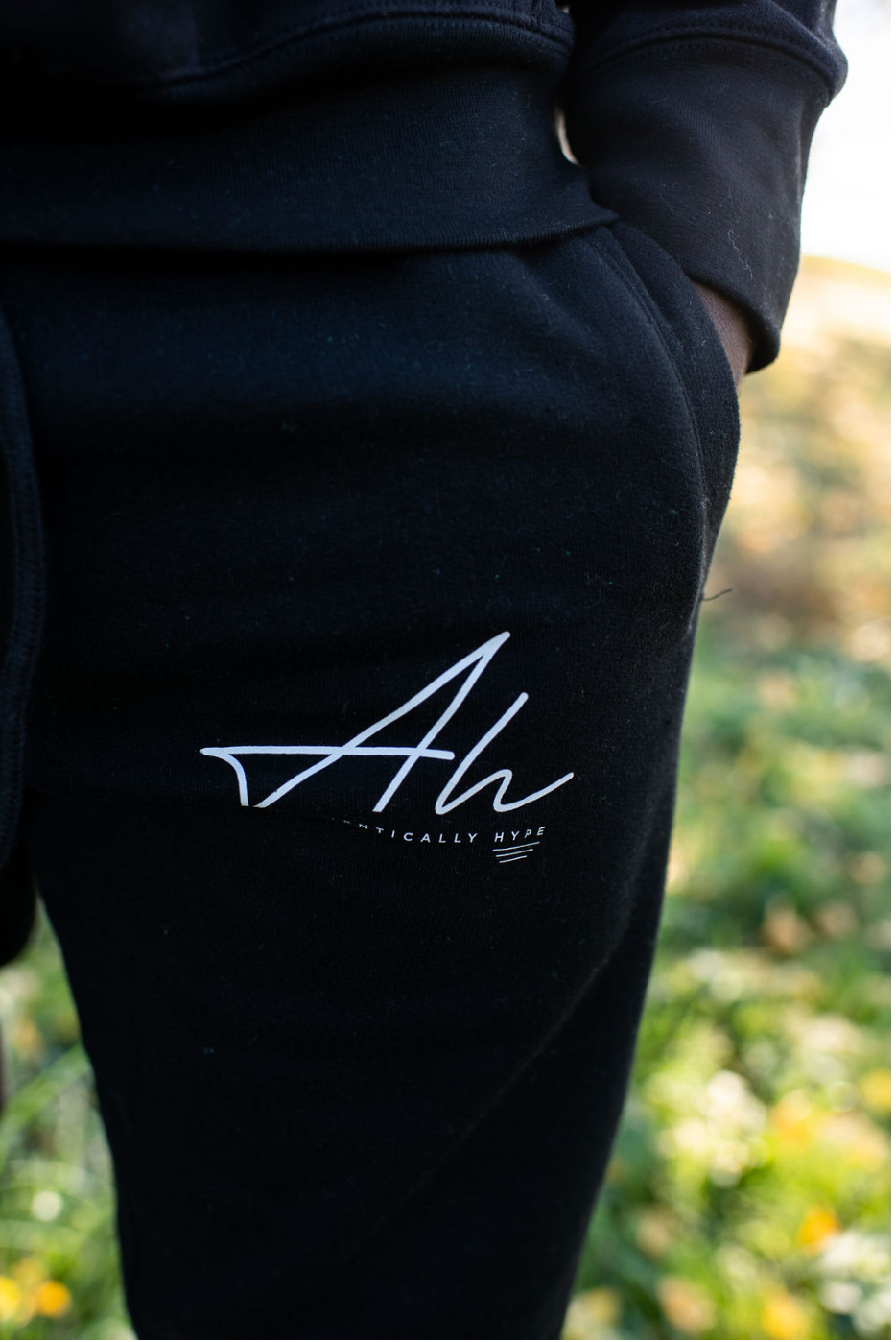 Celebrate Now Pants (Black on white)